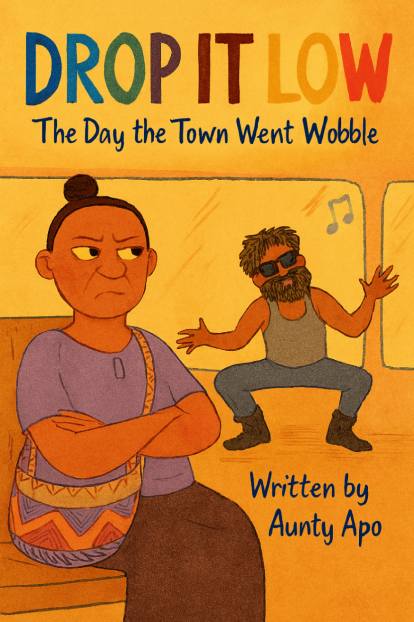 Book 3 cover for Drop It Low: The Day the Town Went Wobble by Aunty Apo