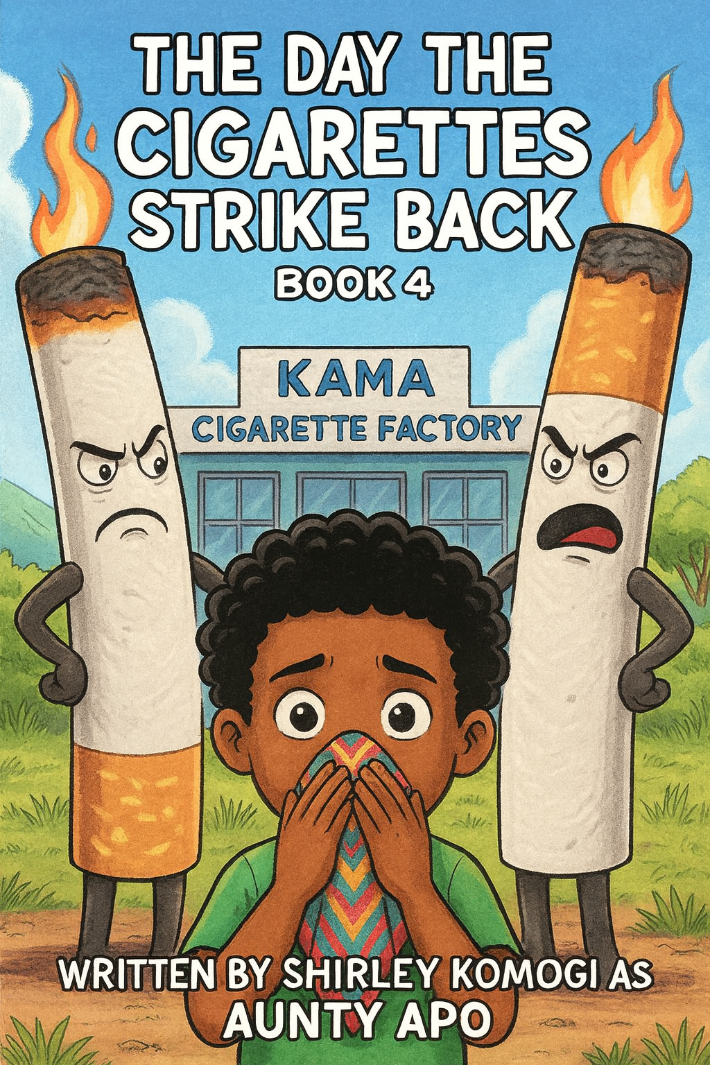 Book 4 cover for The Day the Cigarettes Strike Back by Aunty Apo